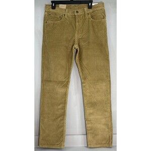 Levi’s Women’s Khaki Brown Corduroy Pants Jeans 31 X 30‎ NWT Irregular